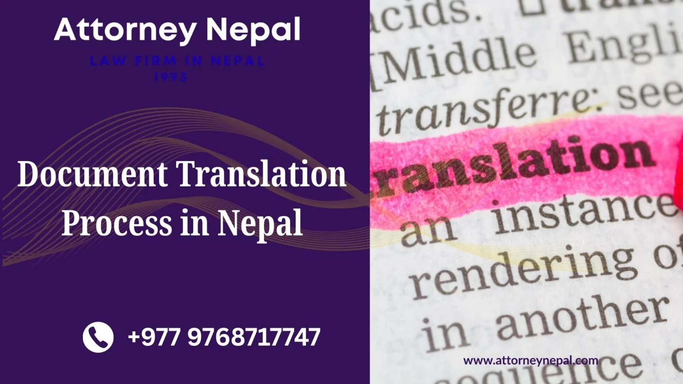 Document Translation Process in Nepal