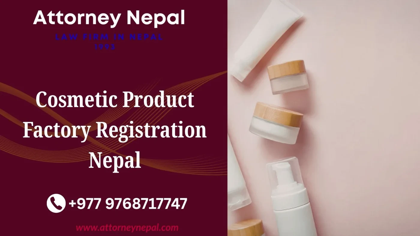 Cosmetic Product Factory Registration Nepal