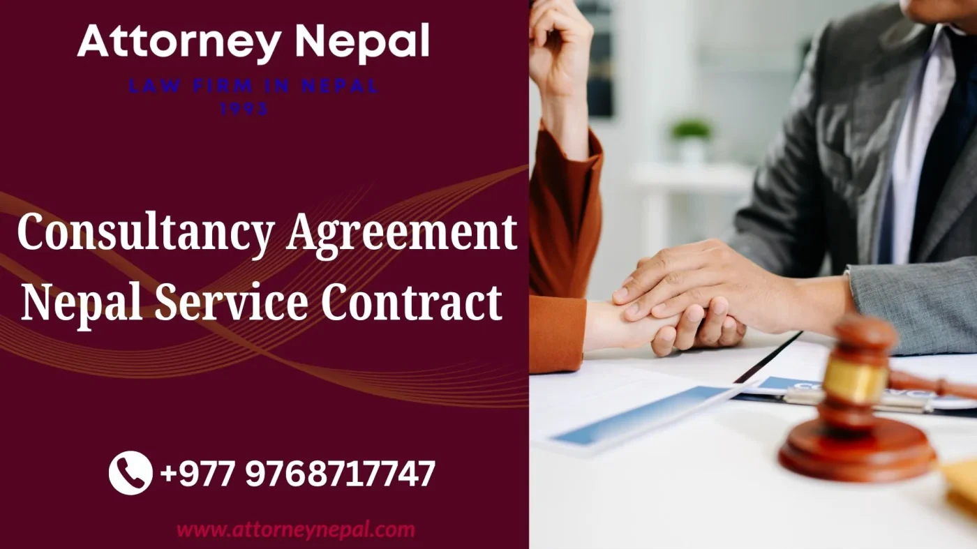 Consultancy Agreement Nepal Service Contract