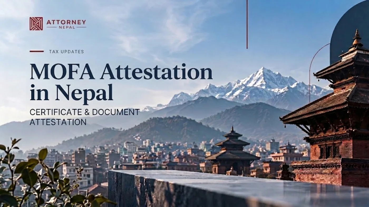MOFA Attestation in Nepal