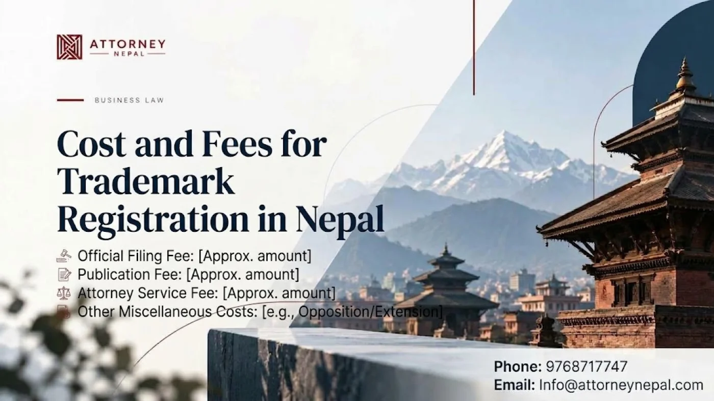 Cost and Fees for Trademark Registration in Nepal