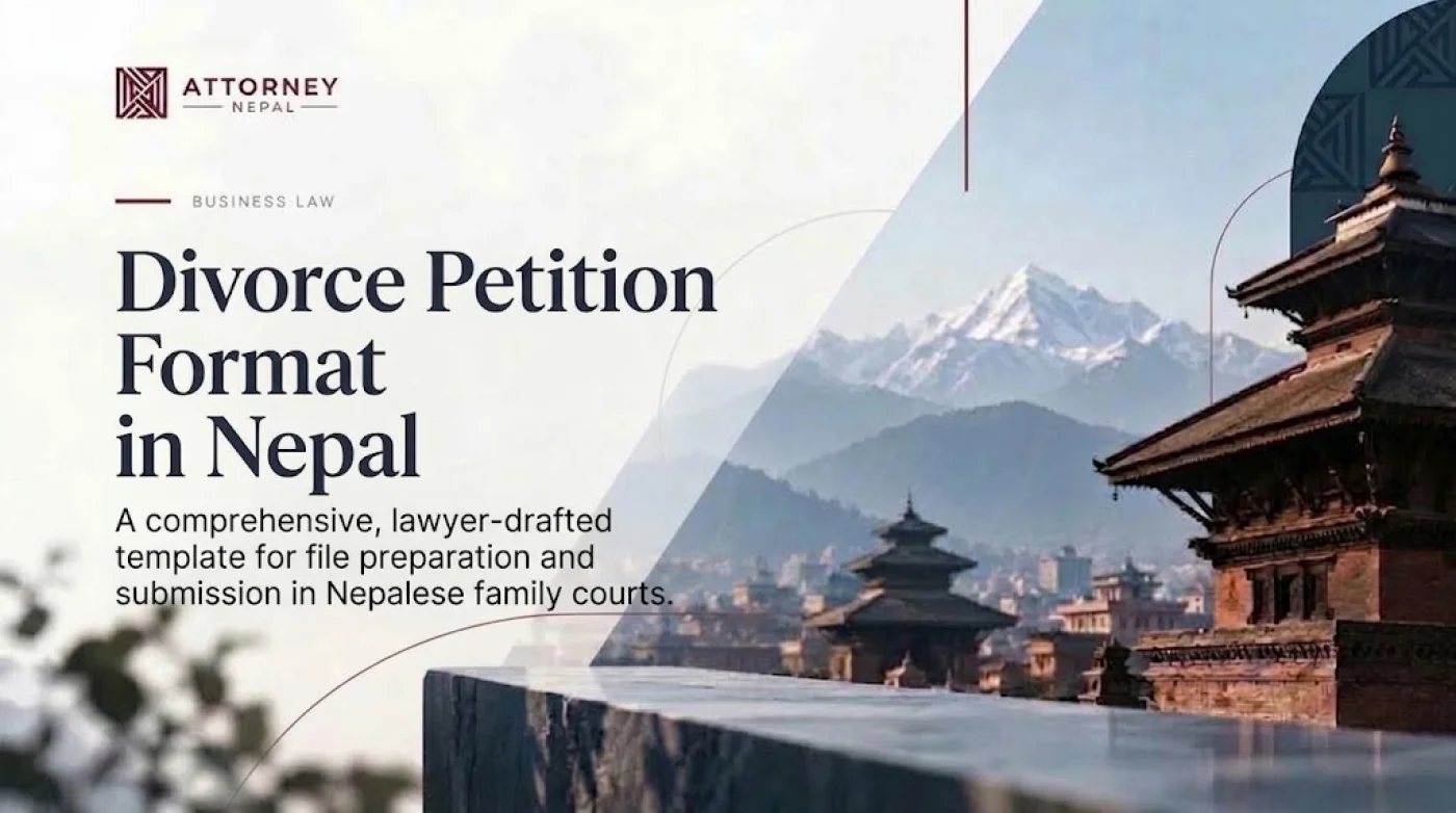 Divorce Petition Format in Nepal
