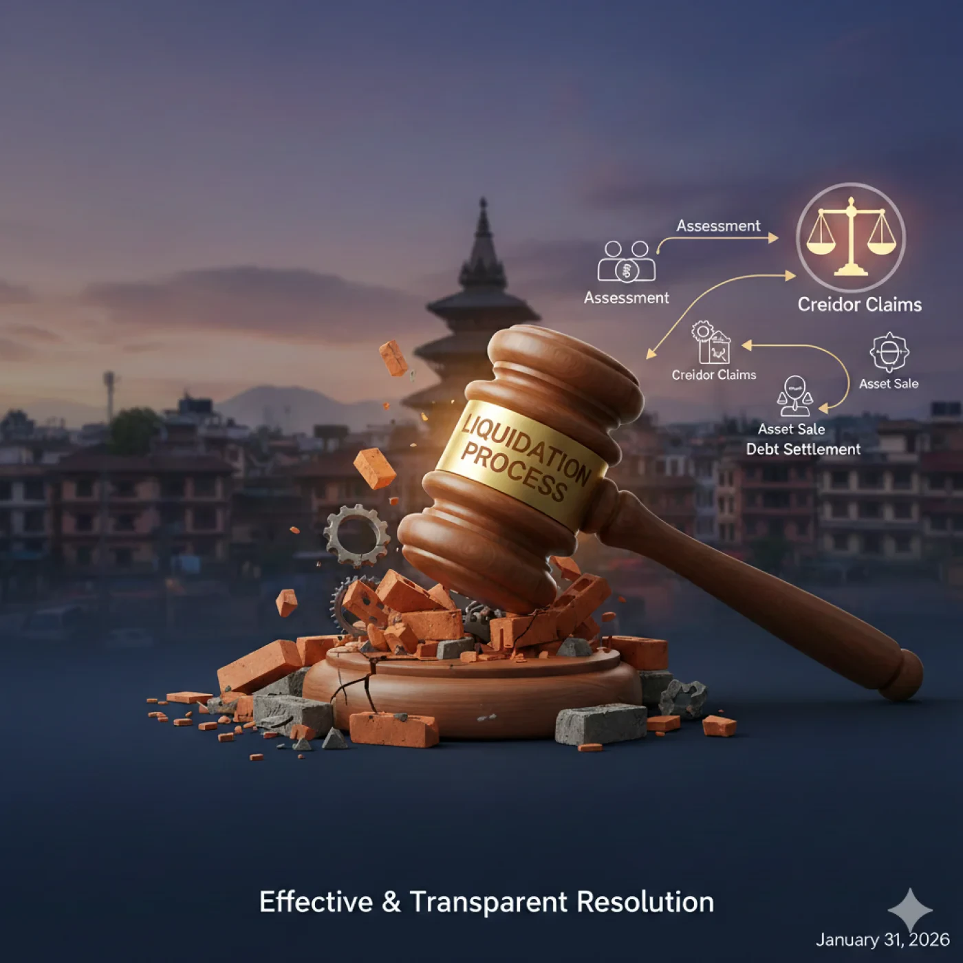 liquidation process in Nepal