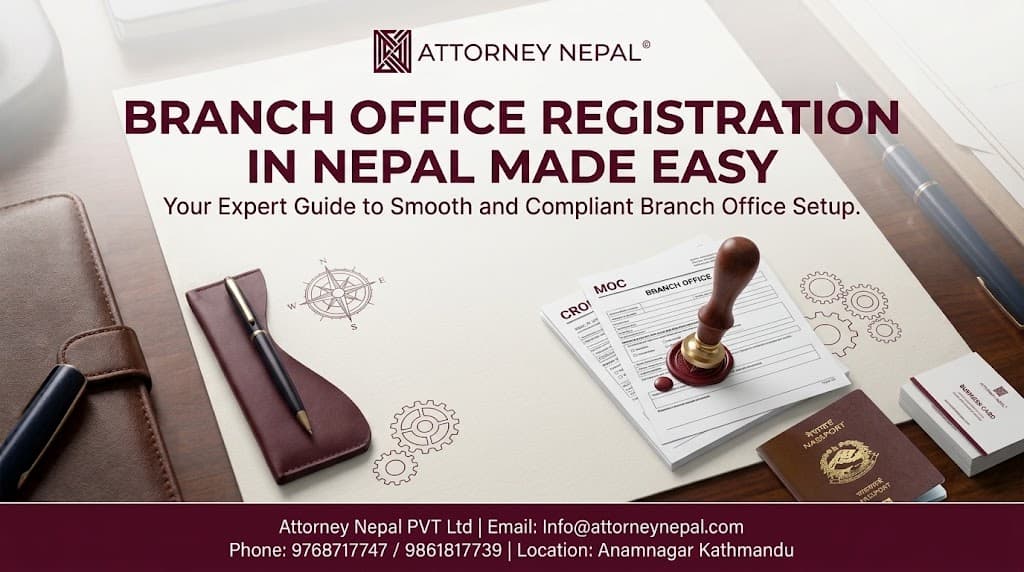 Branch office registration service provider in Nepal 