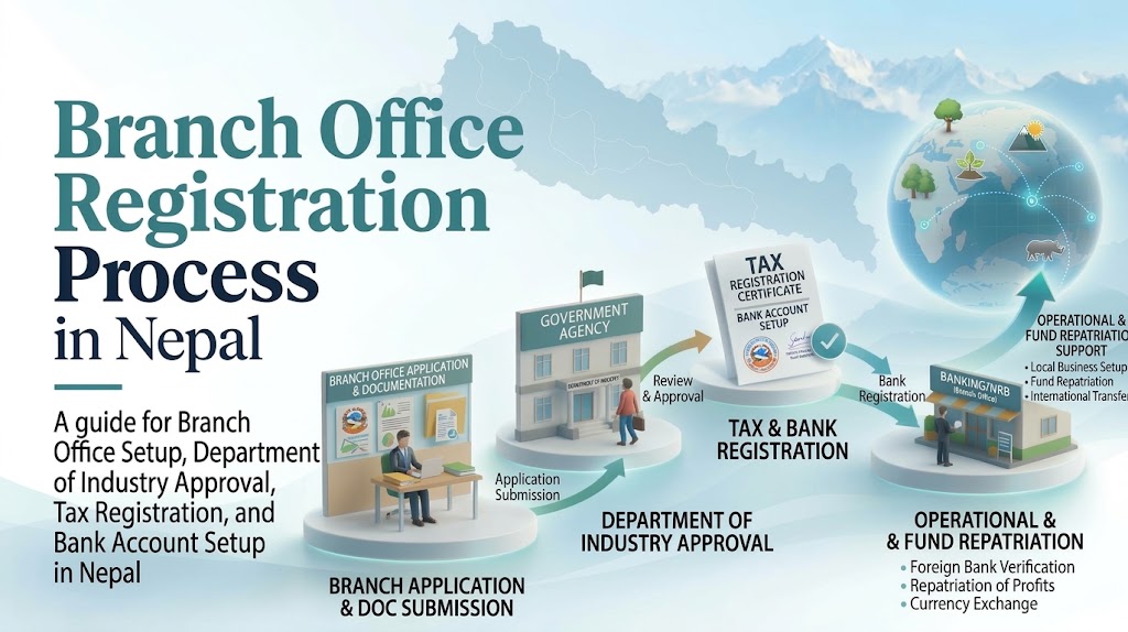 Process of branch office registration in Nepal 
